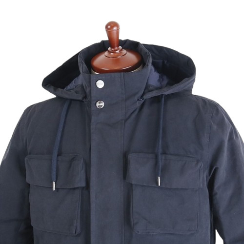 HERNO ヘルノ [秋冬] M-65 ワックスコットン ブルゾン ダウン