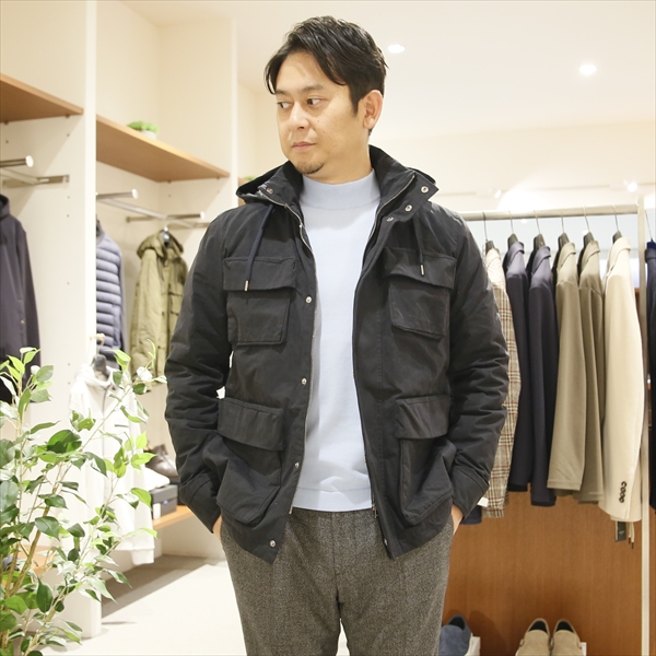 〈新品、未使用品〉HERNO ヘルノ ブルゾン M-65 サイズ44 楽天市場】ヘルノ フィールドジャケット ブルゾン M-65 スタンド