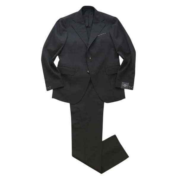 TITO ALLEGRETTO ティト アレグレット [春夏] スーツ ウールストレッチ 3B 1プリーツ ダークグレー